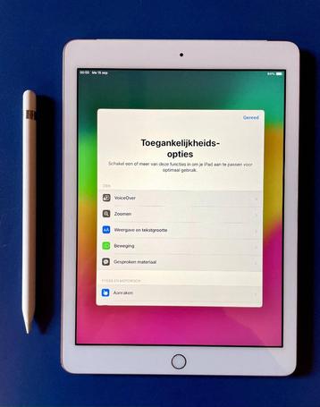 iPad 6 128GB + Apple Pencil - €125 beschikbaar voor biedingen