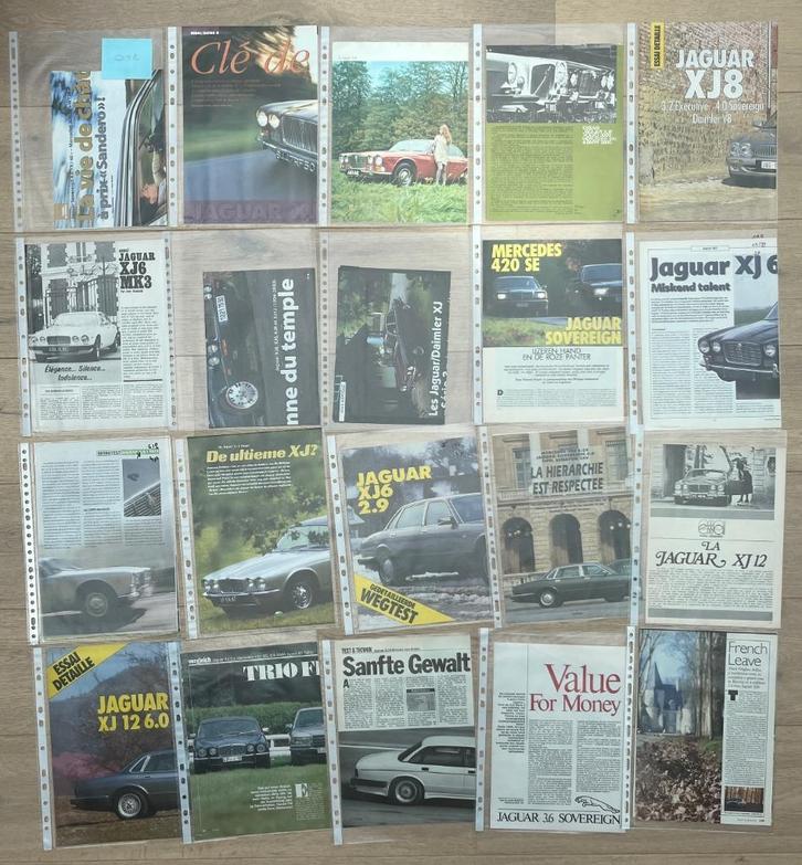 JAGUAR XJ SERIES - ARTIKELS, Boeken, Auto's | Folders en Tijdschriften, Ophalen of Verzenden