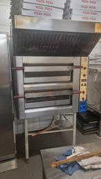 Elektrische pizza oven met dampkap op 320v, Ophalen, Gebruikt, Ovens, Microgolfovens en Steamers