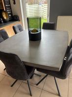 Tabje a manger plus 6 chaises, Enlèvement, Utilisé, Moderne, 6 à 8 chaises