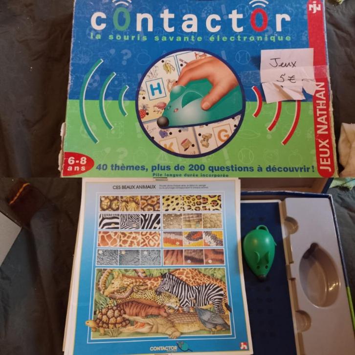 Jeu d'apprentissage Contactor, Kinderen en Baby's, Speelgoed | Educatief en Creatief, Gebruikt, Elektronica, Taal en Lezen, Rekenen