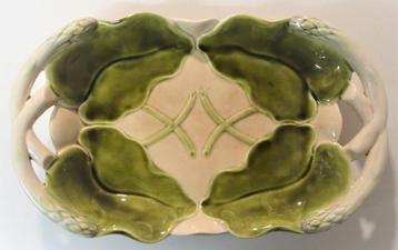 Plat à asperges Art nouveau de Sarreguemines, Enlèvement ou Envoi