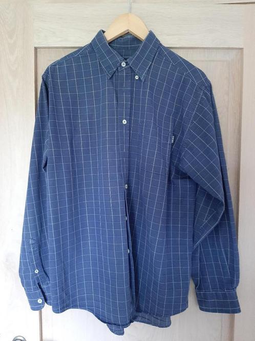 Overhemd Van Gils - donkerblauw, Kleding | Heren, Overhemden, Zo goed als nieuw, Halswijdte 39/40 (M), Blauw, Ophalen