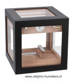 H182B ADORINI HUMIDOR KABINET CUBE DELUXE ZWART 100 SIGAREN, Verzenden, Nieuw, Tabaksdoos of Verpakking