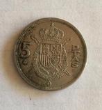 5 peseta’s 1975- Spanje, Postzegels en Munten, Ophalen of Verzenden