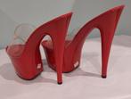 586C* sexy rode gogo-hoge sandalen hak17 cm (42), Kleding | Dames, Schoenen, Verzenden, Schoenen met hoge hakken, Gedragen, Rood