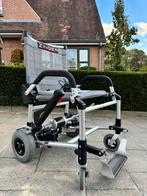 Zinger Opvouwbare Electrische Rolstoel – Licht, Compact, Ophalen of Verzenden, Inklapbaar, Zo goed als nieuw, Elektrische rolstoel