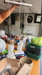 Glazen wandlamp met 3 lampen en lamp, Ophalen of Verzenden, Zo goed als nieuw, Glas