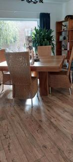 Tafel met 4 stoelen, Huis en Inrichting, Ophalen, Zo goed als nieuw