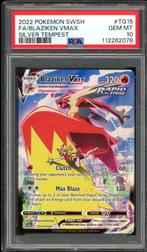 Blaziken VMAX [Full Art] PSA 10 - TG15/TG30 - Silver Tempest, Ophalen of Verzenden, Zo goed als nieuw, Losse kaart
