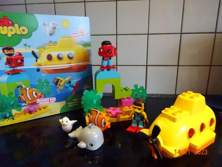 DUPLO Avontuur met Onderzeeër - 10910*VOLLEDIG*PRIMA STAAT*, Kinderen en Baby's, Speelgoed | Duplo en Lego, Duplo, Complete set