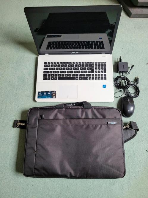 Ordinateur portable ASUS R752N avec équipement., Informatique & Logiciels, Chromebooks, Comme neuf, Azerty, Enlèvement