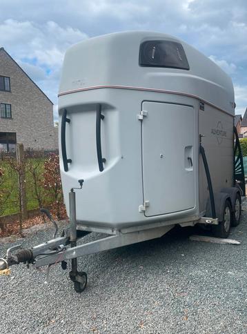 Henra 2 paards trailer, Dieren en Toebehoren, Paarden en Pony's | Trailers en Aanhangwagens, Ophalen, Gebruikt