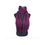 LUXE SJAAL MET FRANJE LILA PAARS lekker warm 170x25 cm, Kleding | Dames, Mutsen, Sjaals en Handschoenen, Ophalen of Verzenden