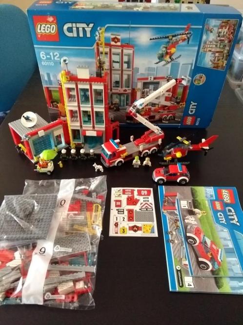 Lego 60110 : La caserne des pompiers, Enfants & Bébés, Jouets | Duplo & Lego, Comme neuf, Lego, Ensemble complet, Enlèvement ou Envoi