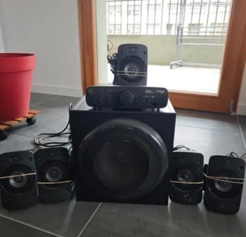 Logitech Z906-luidsprekers — 5.1 surroundsysteem — 500 W RMS beschikbaar voor biedingen