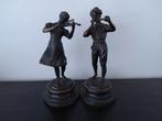 2 bronzen beeldjes, Ophalen of Verzenden, Brons