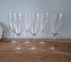 champagne glazen 6 stuks, Ophalen of Verzenden, Zo goed als nieuw