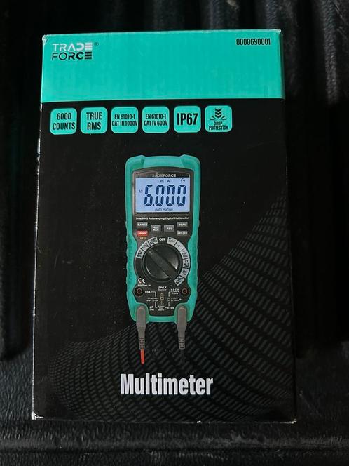 Tradeforce digitale RMS multimeter   NIEUW IN DOOS, Doe-het-zelf en Bouw, Meetapparatuur, Nieuw, Elektriciteit, Ophalen of Verzenden