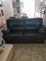 Canapé en cuir, Banc droit, Comme neuf, Enlèvement, Cuir