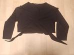 Zwarte bolero maat XL, Zwart, Maat 46/48 (XL) of groter, Ophalen of Verzenden, Zo goed als nieuw