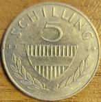 AUTRICHE 5 schilling 1969 KM#2889a TB, Autriche, Enlèvement ou Envoi, Monnaie en vrac