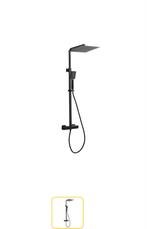 Thermostatische douchekraan, zwart (mat), Doe-het-zelf en Bouw, Sanitair, Ophalen of Verzenden, Nieuw, Douche