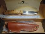 Casström No10 Swedisch Forest Knife in 14C28n en curly birch, Ophalen of Verzenden, Zo goed als nieuw