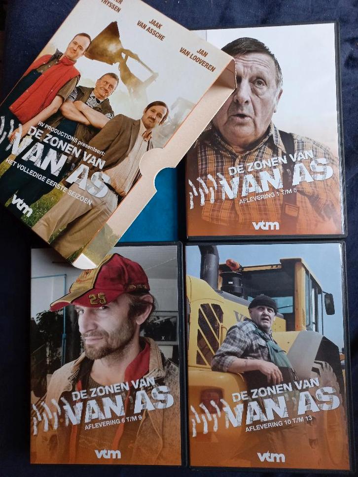 De zonen van van As - het volledige eerste seizoen (3 disc), Cd's en Dvd's, Dvd's | Tv en Series, Zo goed als nieuw, Komedie, Boxset