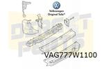 Volkswagen Crafter (9/16-) Achterbumper (9B9 staijnzwart) Or, Auto-onderdelen, Nieuw, Achter, Bumper, Verzenden