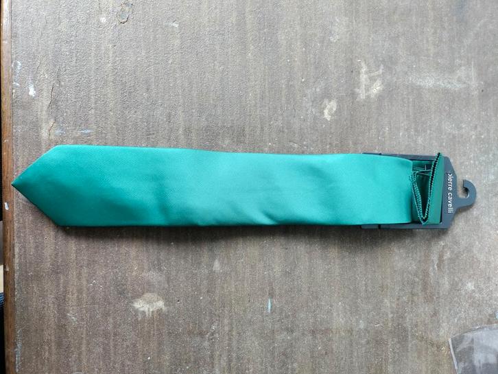 Emerald groene stropdas van Pierre cavelli, Kleding | Heren, Stropdassen, Nieuw, Effen, Groen, Ophalen of Verzenden