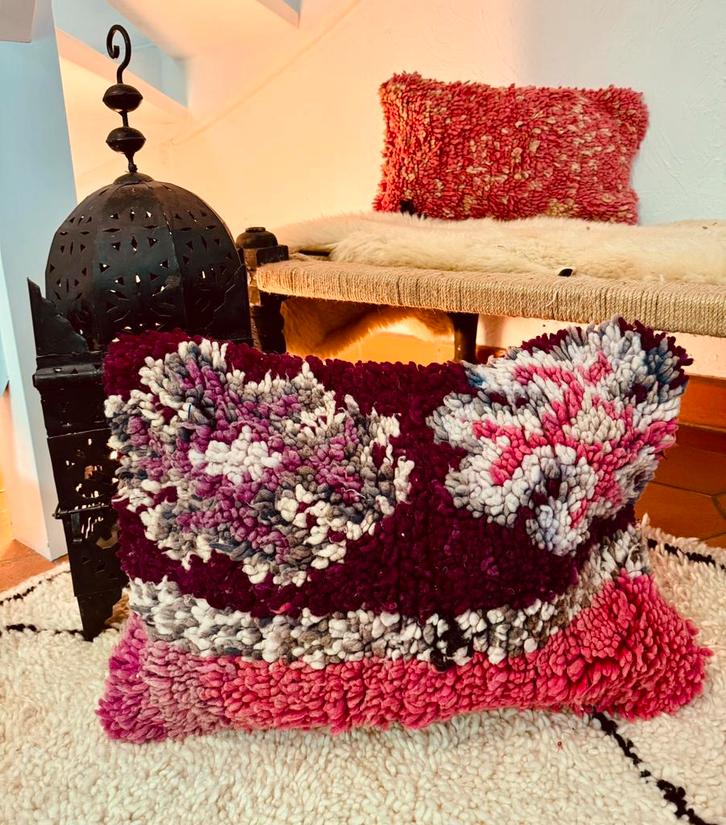 Fantastisch mooie boho chique berber kussens uit marokko, Huis en Inrichting, Woonaccessoires | Kussens, Ophalen of Verzenden