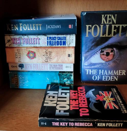 KEN FOLLETT boeken (Frans en Engels), Boeken, Avontuur en Actie, Zo goed als nieuw, Ophalen of Verzenden