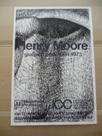 HENRY MOORE - ZELDZAME AFFICHE ICC ANTWERPEN, Ophalen of Verzenden