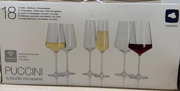 Leonardo Verres en cristal Teqton, Verzamelen, Glas en Drinkglazen, Nieuw, Overige typen, Ophalen