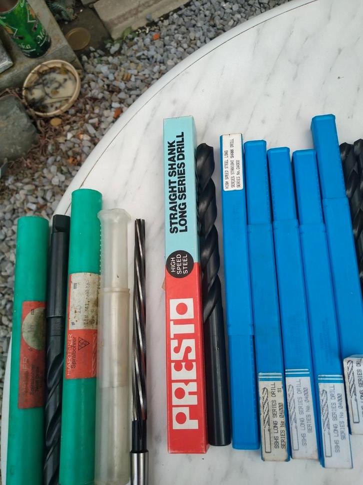 17 stuks professionele metalen boren, Doe-het-zelf en Bouw, Gereedschap | Boormachines, Zo goed als nieuw, Ophalen