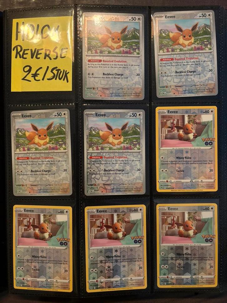 Pokémon Eeveelution’s Kaarten, Hobby en Vrije tijd, Verzamelkaartspellen | Pokémon, Zo goed als nieuw, Ophalen of Verzenden