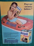 Nesquik - publicité papier - 1970, Ophalen of Verzenden, Gebruikt, Overige typen