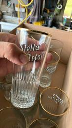 Stella glazen “ribbekes”, Ophalen, Gebruikt, Bierglas
