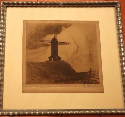 Albert Beartsoen ets, Antiek en Kunst, Kunst | Schilderijen | Klassiek, Ophalen
