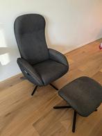 Ikea Grey Lounge Chair with Footstool, Huis en Inrichting, Fauteuils, Ophalen, Zo goed als nieuw