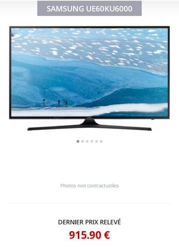 Tv smart 4k samsung 60 Inch 152 cm wifi YouTube Netflix, Audio, Tv en Foto, Televisies, Ophalen, Samsung