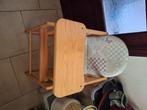 Chaise haute bébé en bois, Ophalen, Gebruikt, Meegroeistoel, Gordel(s)