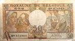 Billet de banque Belge de 1948, Enlèvement ou Envoi