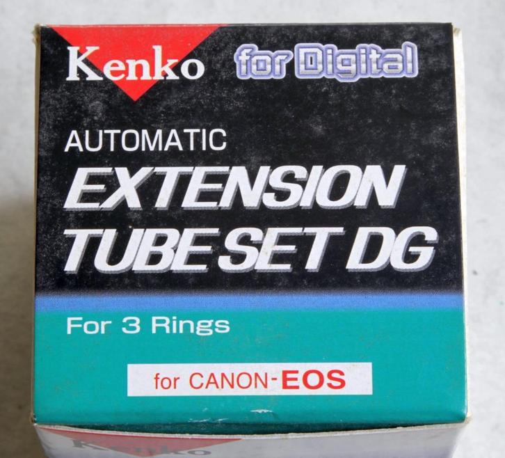 Kenko: Kit de tubes d'extension DG 12/20/36mm pour Canon EOS, TV, Hi-fi & Vidéo, Photo | Lentilles & Objectifs, Comme neuf, Autres types