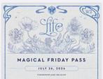 Tomorrowland - 3 Magical Friday pass 26/07/24, Drie personen of meer