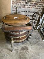 Ancienne machine à laver en bois, Ophalen