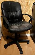Chaise de bureau, Gebruikt, Bureaustoel, Zwart