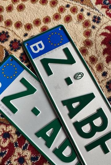 Z nummerplaat beschikbaar voor biedingen