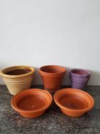 Terracotta bloempotten per stuk voor 1 euro, Tuin en Terras, Bloempotten, Ophalen of Verzenden, Zo goed als nieuw, Terracotta